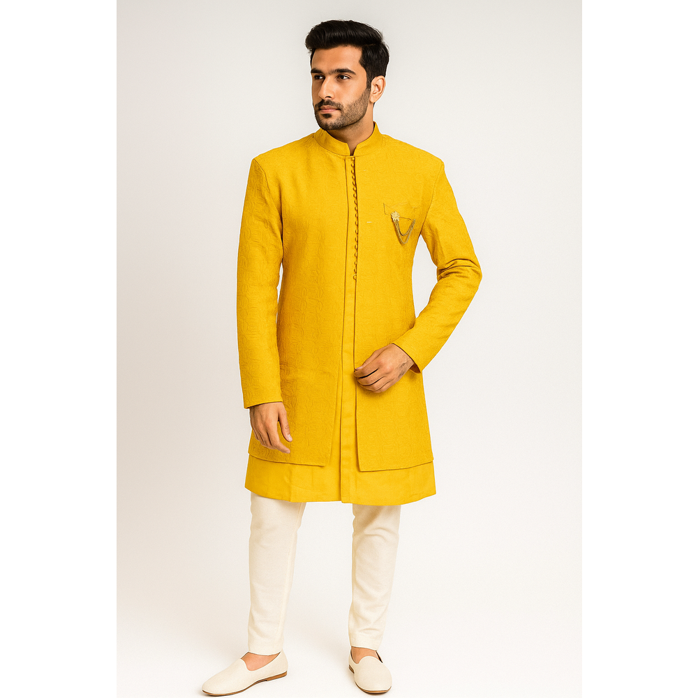 VIKRAM MENS INDO WESTERN SUIT