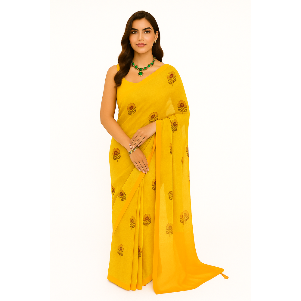 RANI  READY SAREE WITH CHOLI