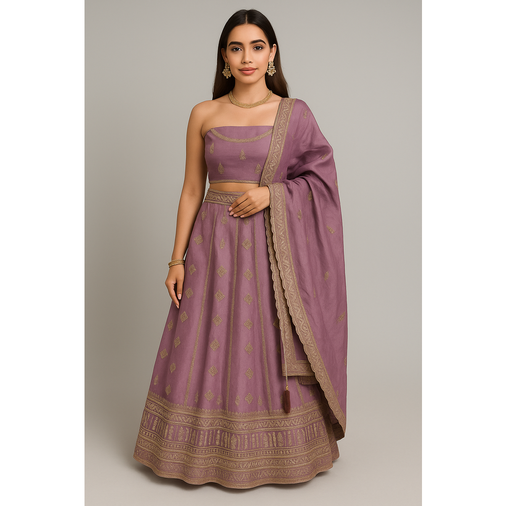 FARZANA UNSTITCHED LEHENGA SUIT