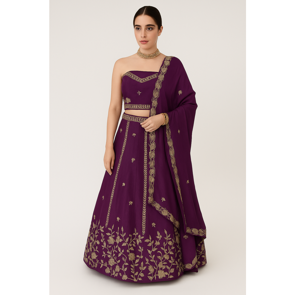 MINNA UNSTITCHED LEHENGA SUIT EMK