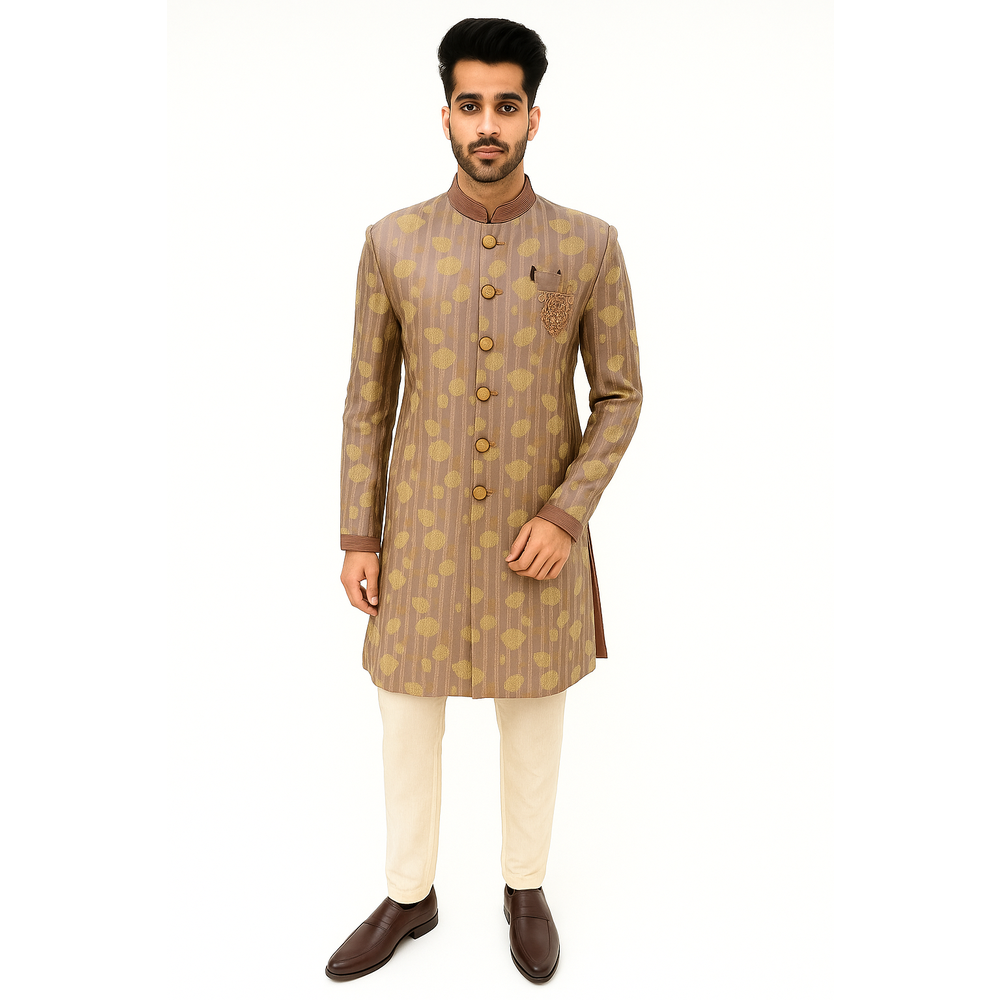 OMAR MENS INDO WESTERN SUIT HSK