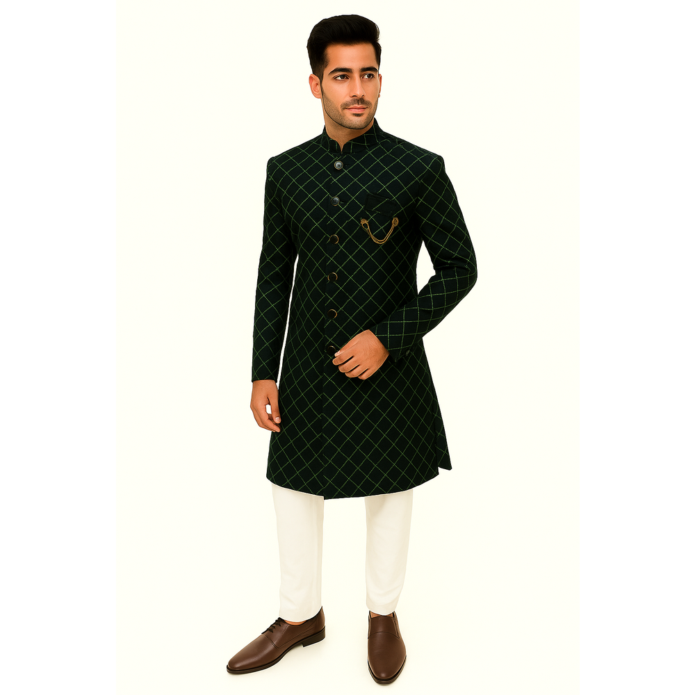 ADNAN MENS INDO WESTERN SUIT HWK