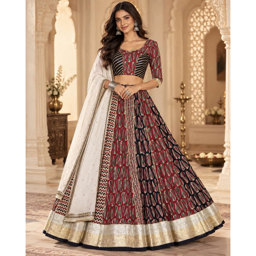 NIDHI GARBA LEHENGA SET