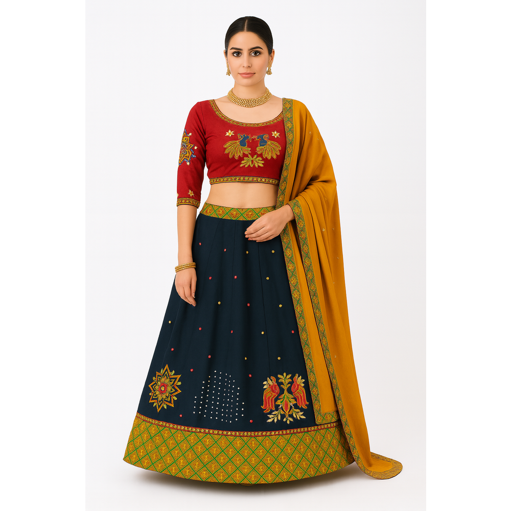 KIARA LADIES  GARBA SUIT EMK