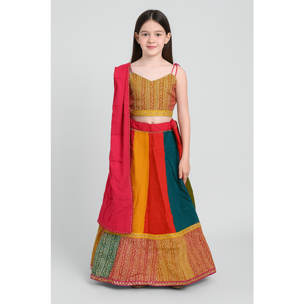 PREET GIRLS GARBA SUIT HKK