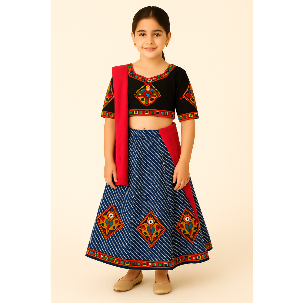 JEEYA GIRLS GARBA SUIT HHK