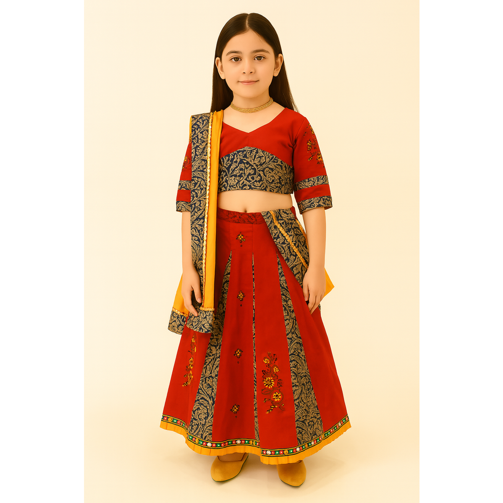 SONIA  GIRLS GARBA SUIT HHK