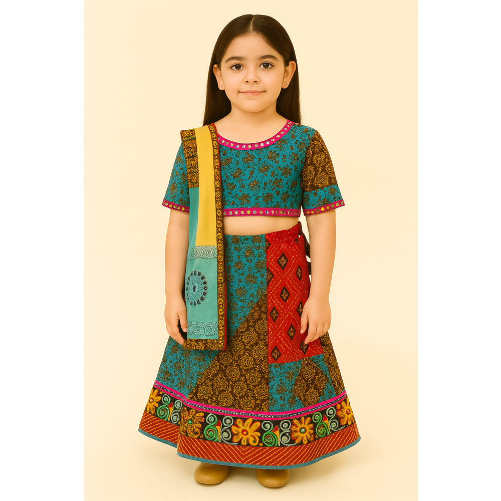 KAVYA GIRLS GARBA SUIT HKK
