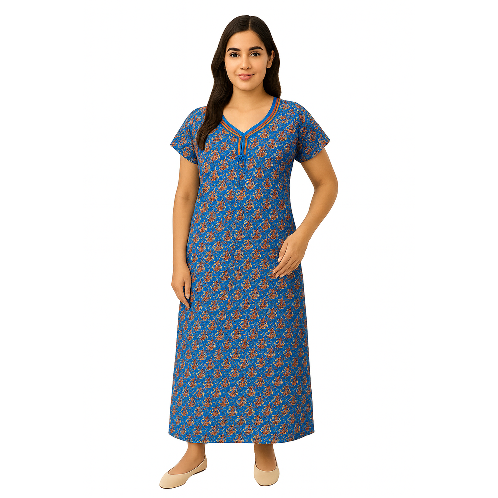 MANSVI PRINTED COTTON NIGHTY EK