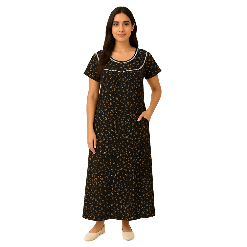 MANSVI PRINTED COTTON NIGHTY EK