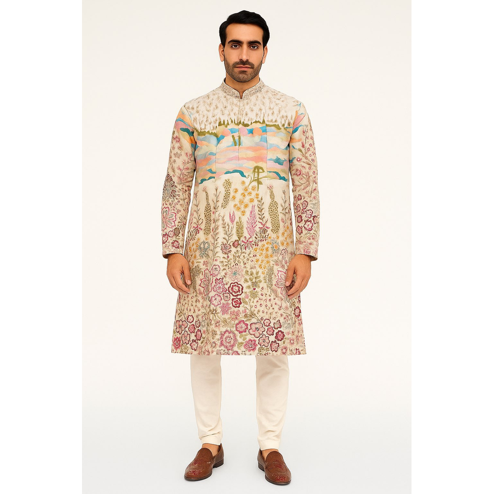 IMRAAN MENS LONG KURTA