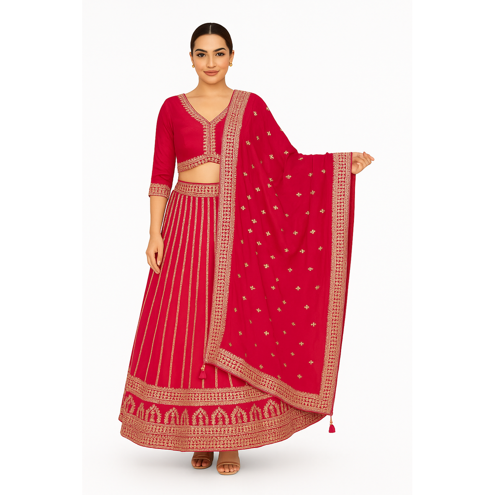 ZINNAT STITCHED LEHENGA SUIT