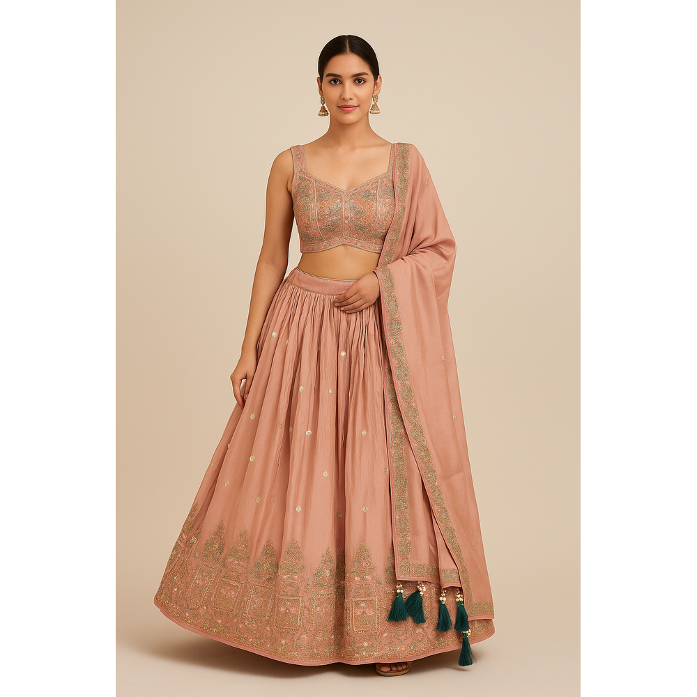 KAVYA STITCHED LENGHA SUIT