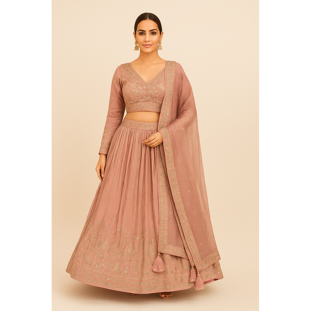SUPRIYA STITCHED LENGHA SUIT