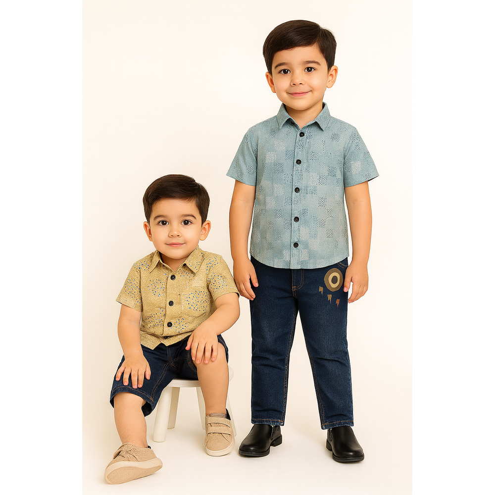 SAAGAR BOYS SHIRT N PANTS SUIT