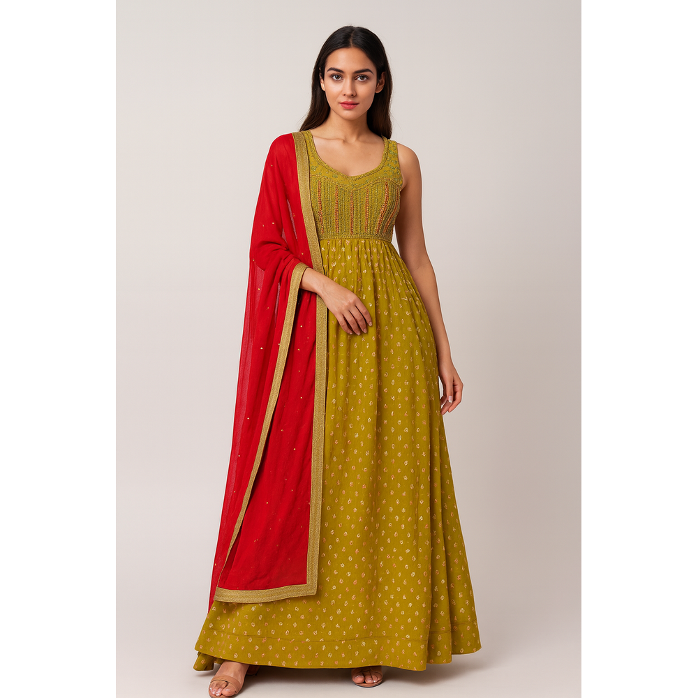 MEENA LADIES GOWN 