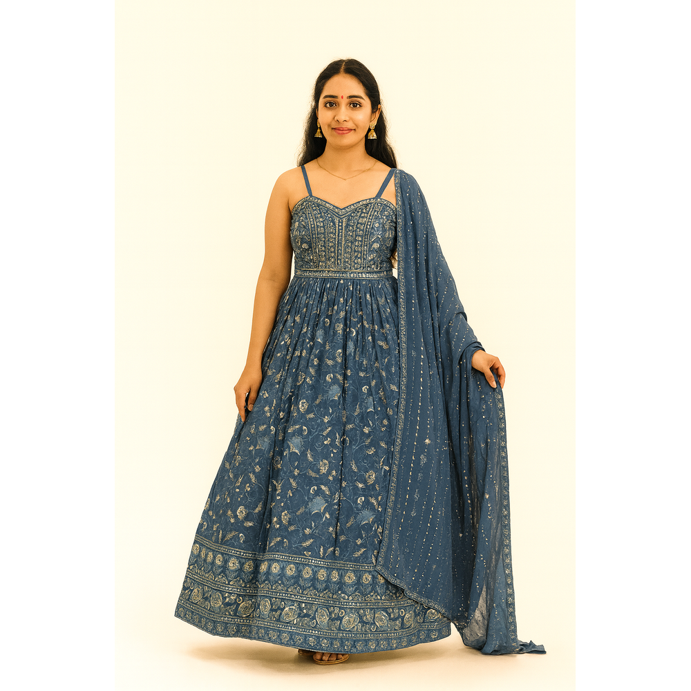 SHAZIA LADIES GOWN 