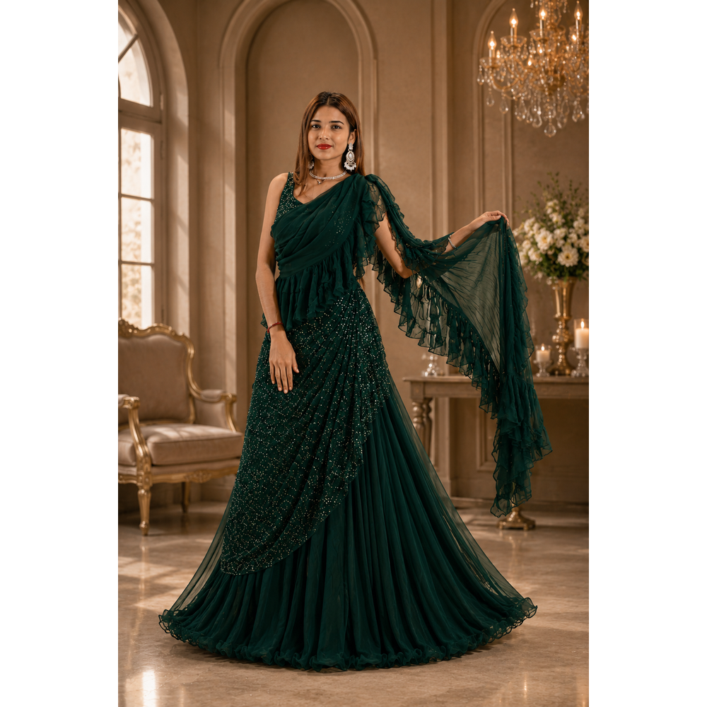 DAMINI DUPATTA ATTACTED GOWN 