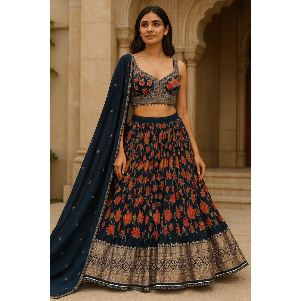 KIYANA STITCHED LEHENGA SUIT