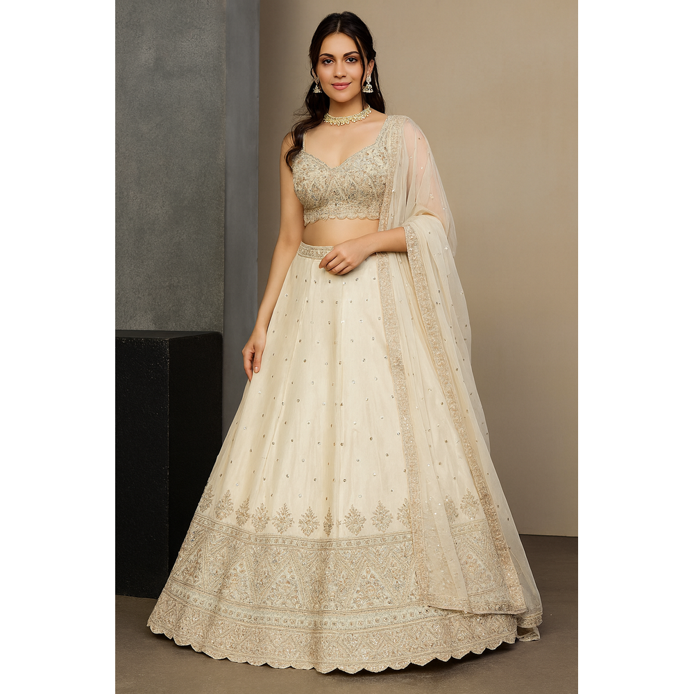 SIMA STITCHED LEHENGA SUIT