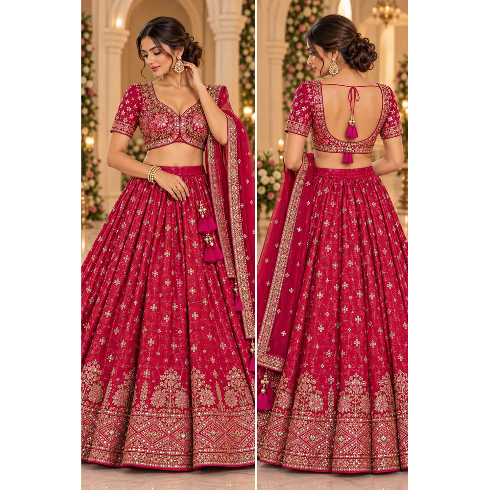 MALAIKA STITCHED LEHENGA SUIT