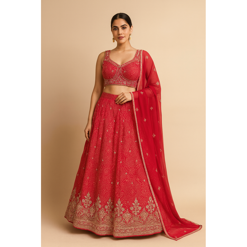 AMARA STITCHED LEHENGA SUIT