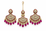 EARRINGS WITH MATCHING TIKKA