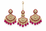 EARRINGS WITH MATCHING TIKKA