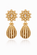 FLORAL KUNDAN JHUMKA DROP EARRINGS