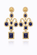 LION MOTIF DROP EARRINGS