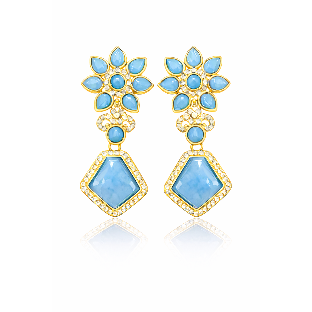 FLORAL DROP EARRINGS