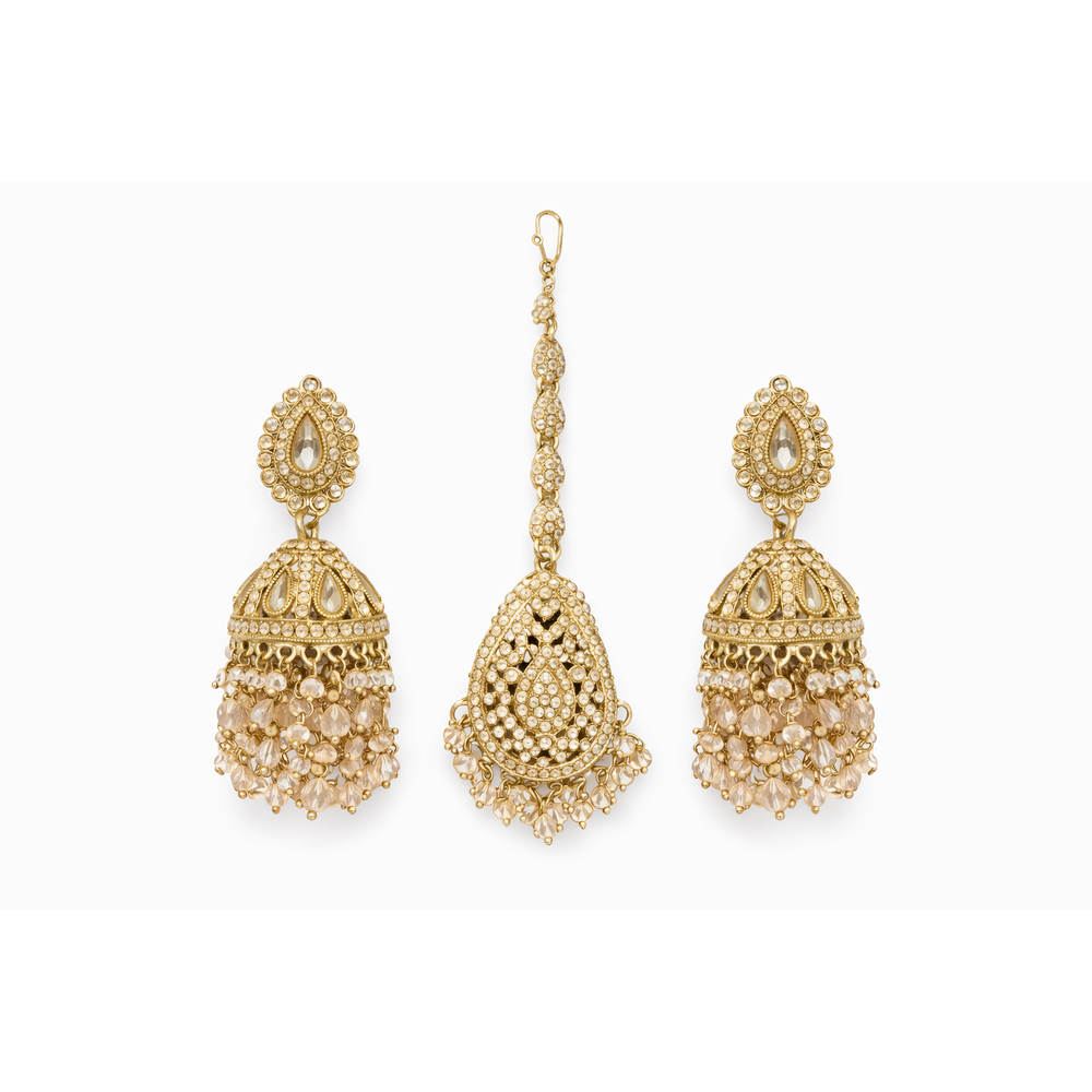 EARRING WITH MAANG TIKKA