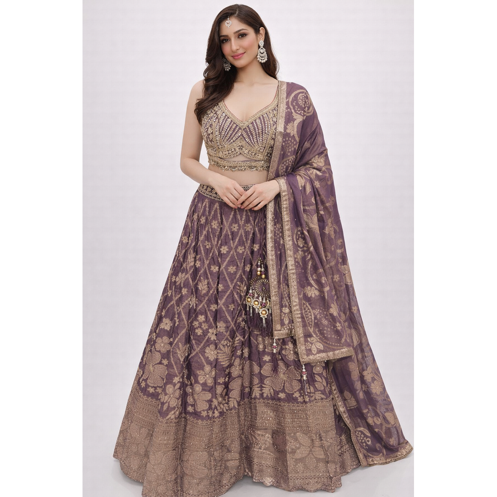 RAINA STITCHED LEHENGA SUIT