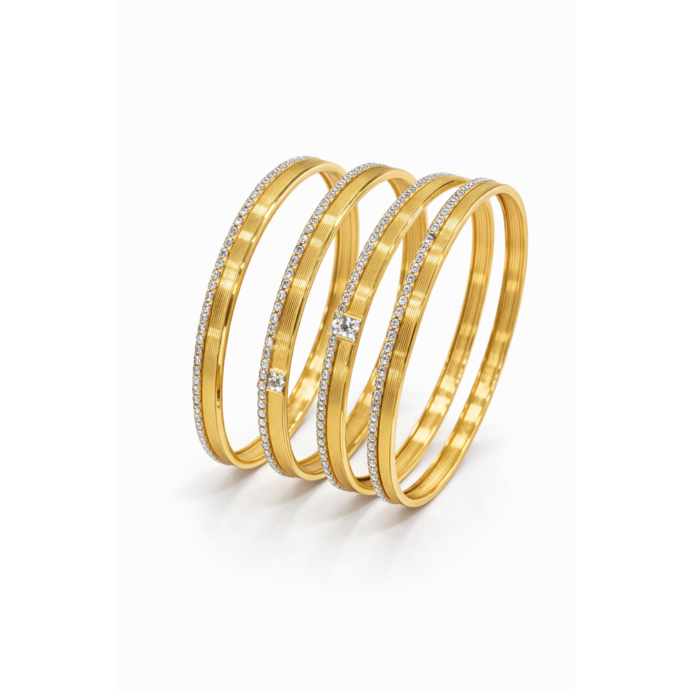 TIARAA ONE GRAM GOLD BANGLES