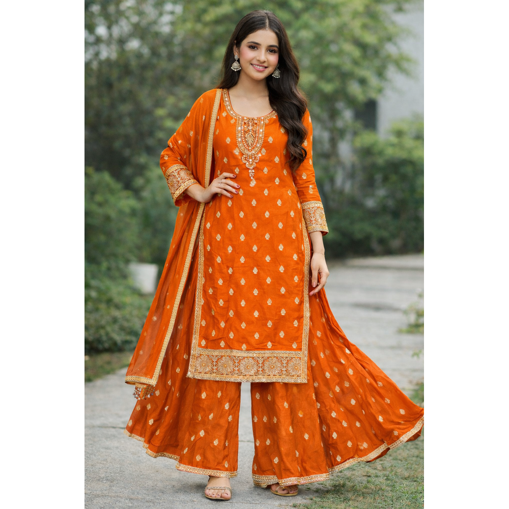 ZAAHIRA LADIES PLAZO SUIT