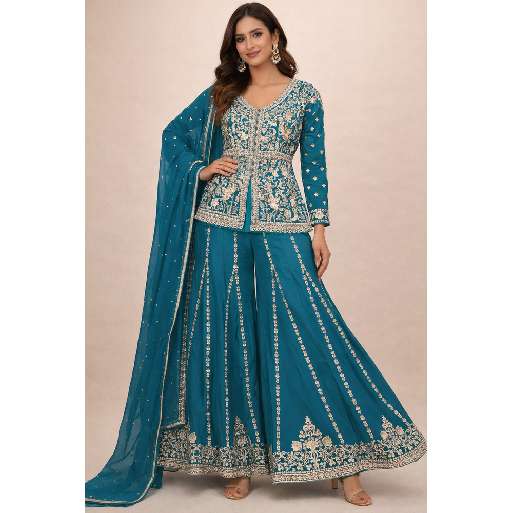 ZABIRA LADIES PLAZO SUIT