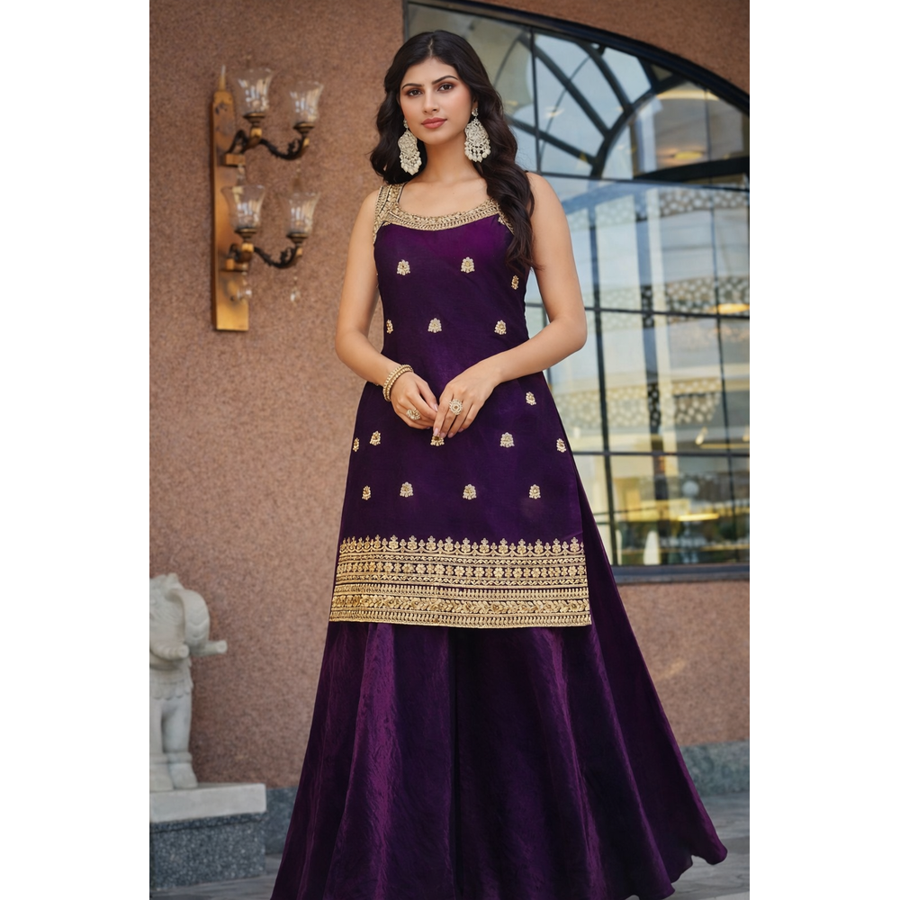 PARINITA FLARE PLAZO SUIT