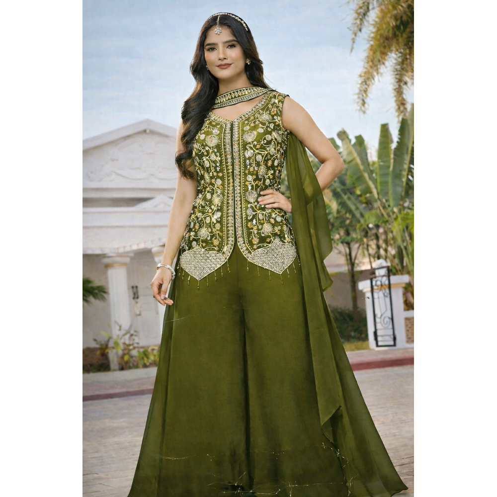 NADIYA FLARE PLAZO SUIT