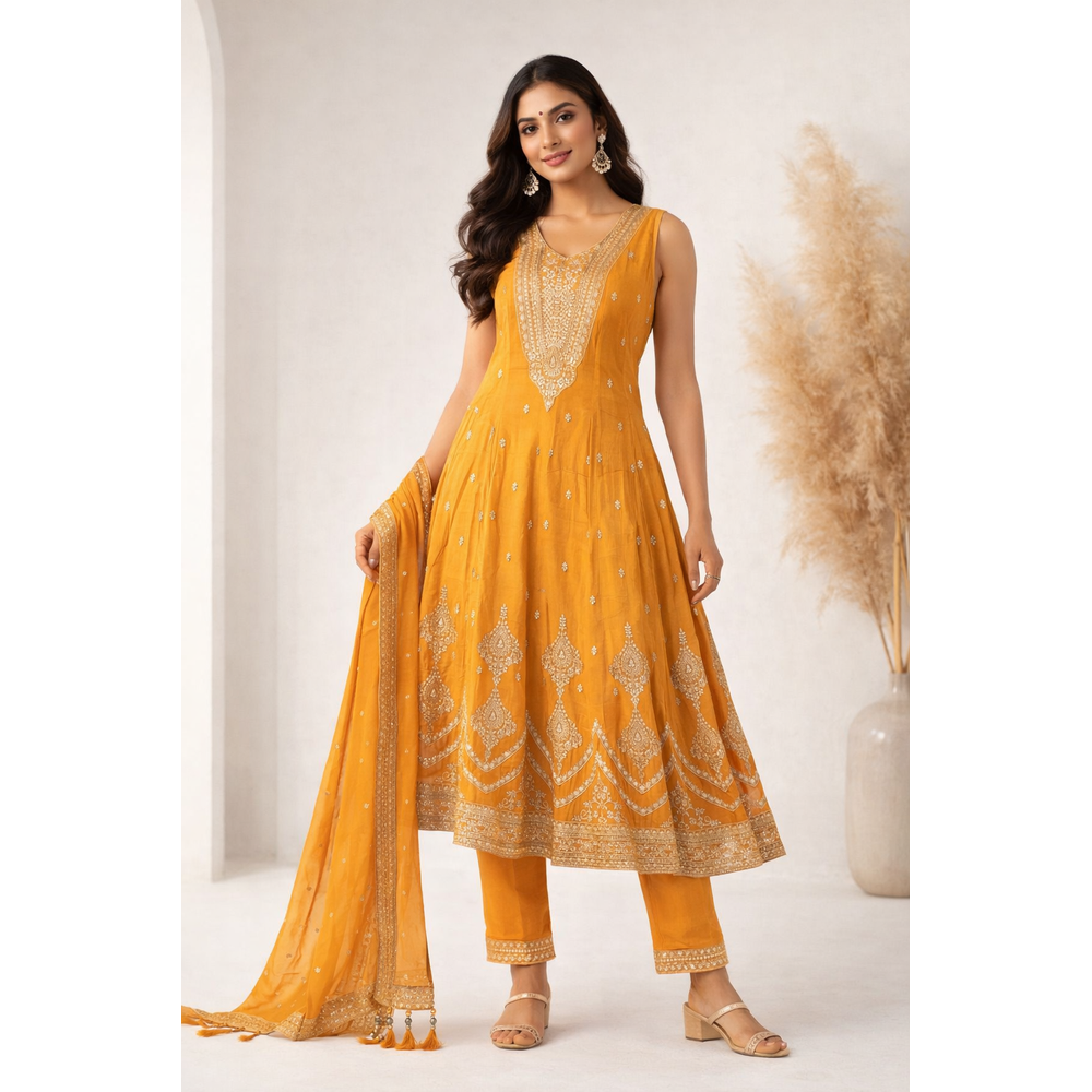 LAFIZA FLARE ANARKALI GOWN