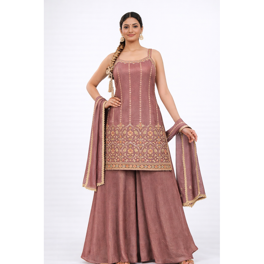 SHEETAL FLARE PLAZO SUIT