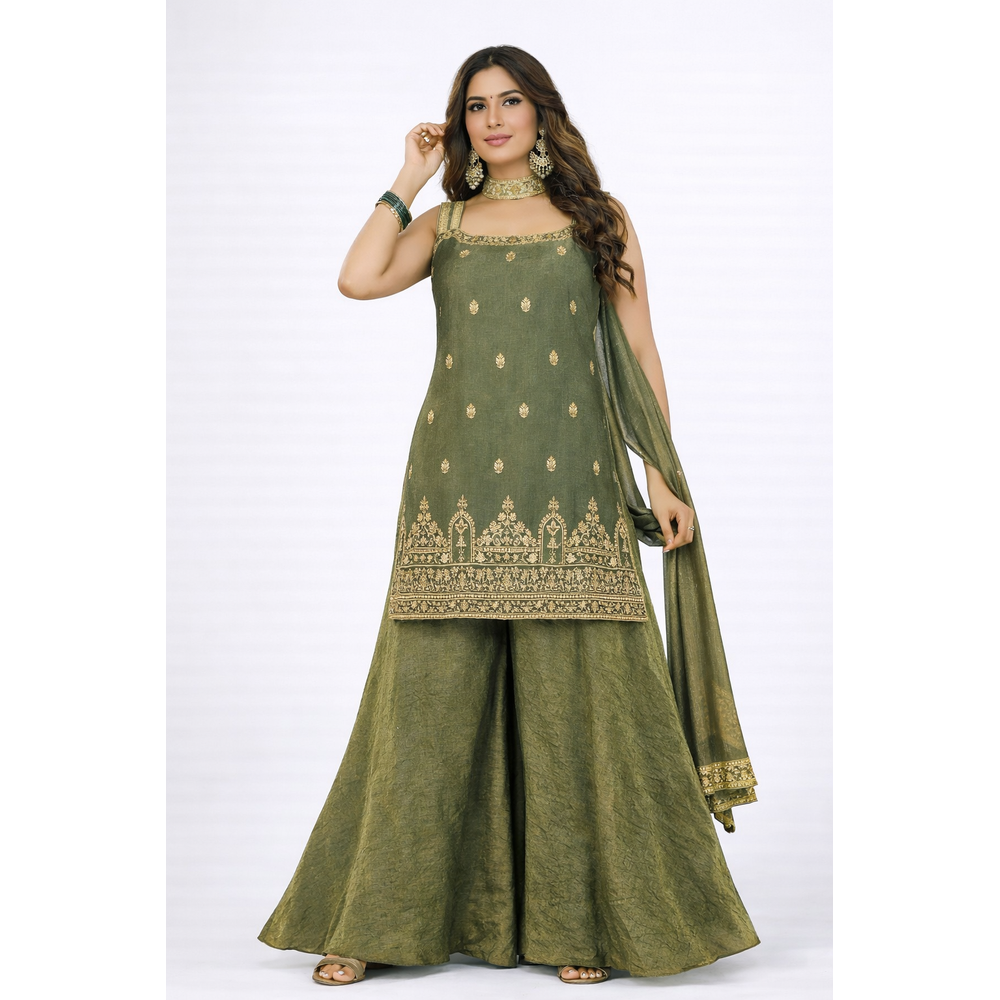 SAHELI FLARE PLAZO SUIT