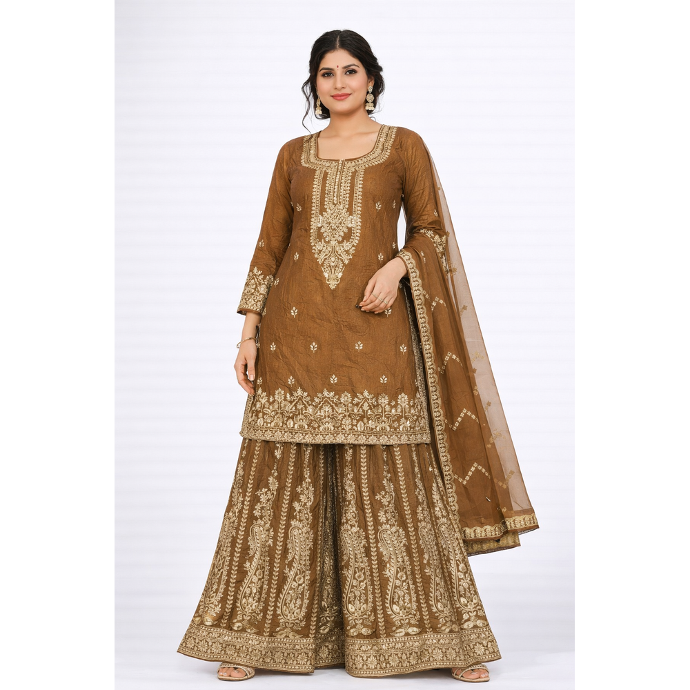 ZIYA FLARE PLAZO SUIT