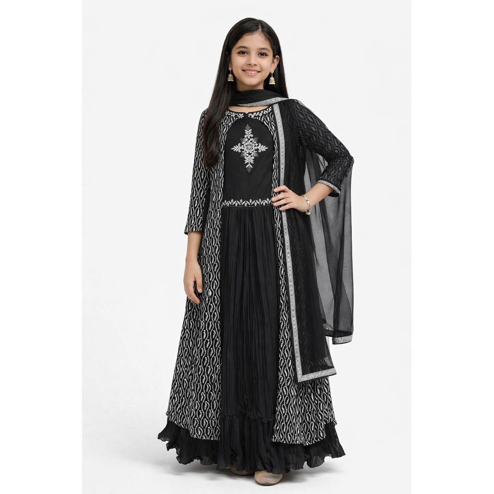 MIRA GIRLS GOWN WITH JACKET