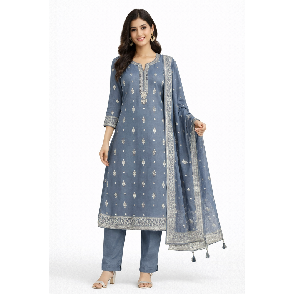 SARAH ELEGANT STRAIGHT KAMEEZ