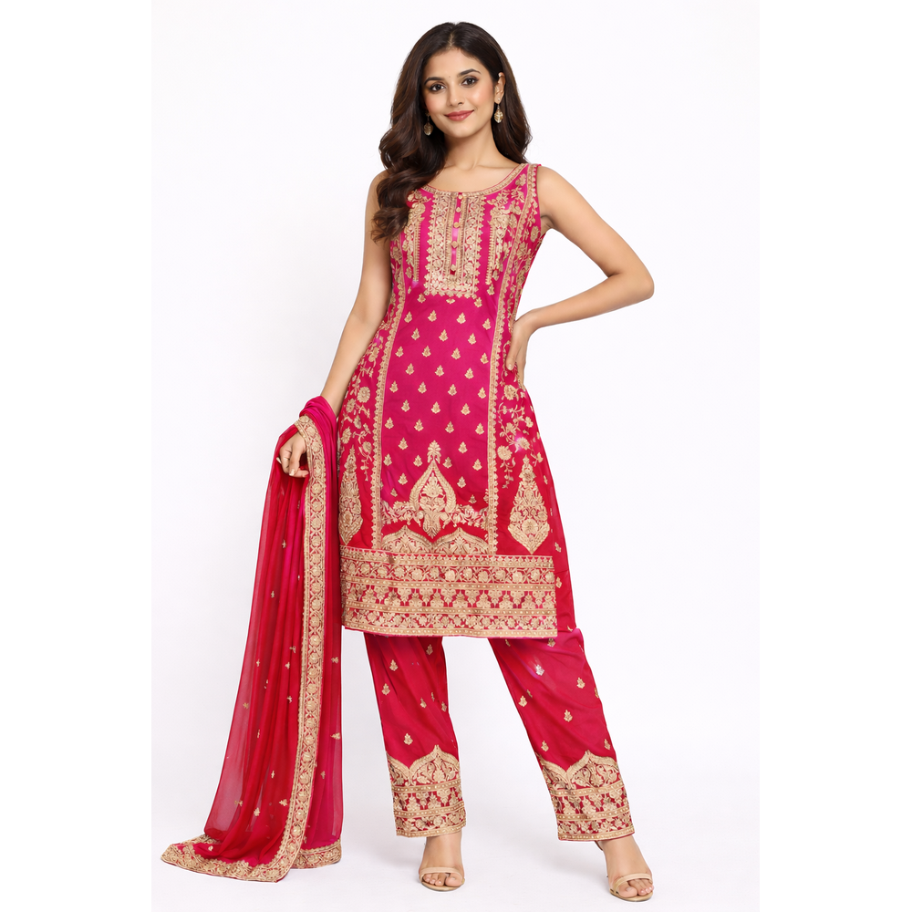 FARHA ELEGANT STRAIGHT KAMEEZ