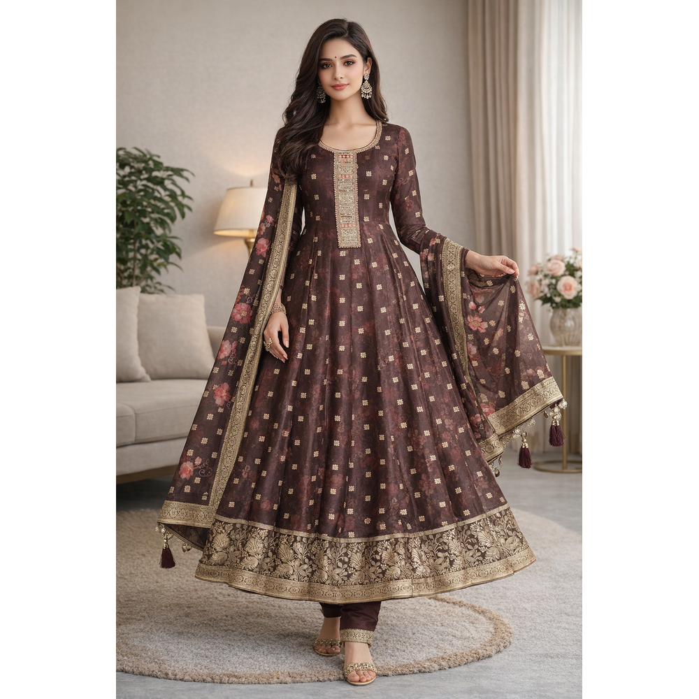 AMANI ELEGANT ANARKALI SUIT