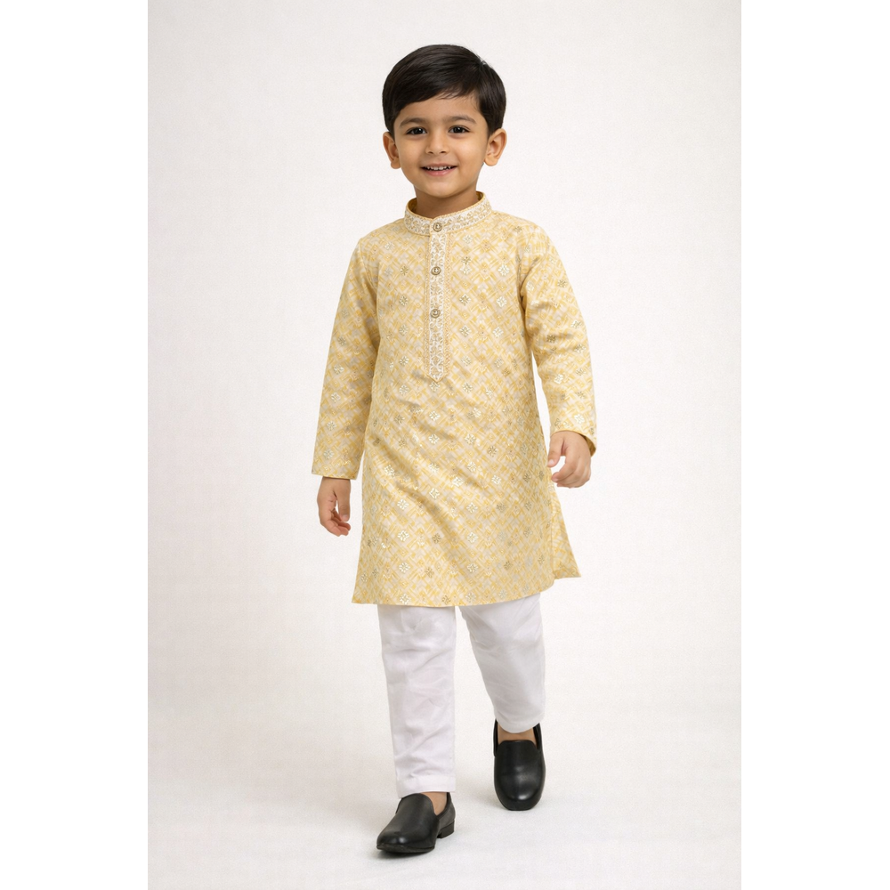 ABDULLAH BOYS DESIGNER KURTA SET