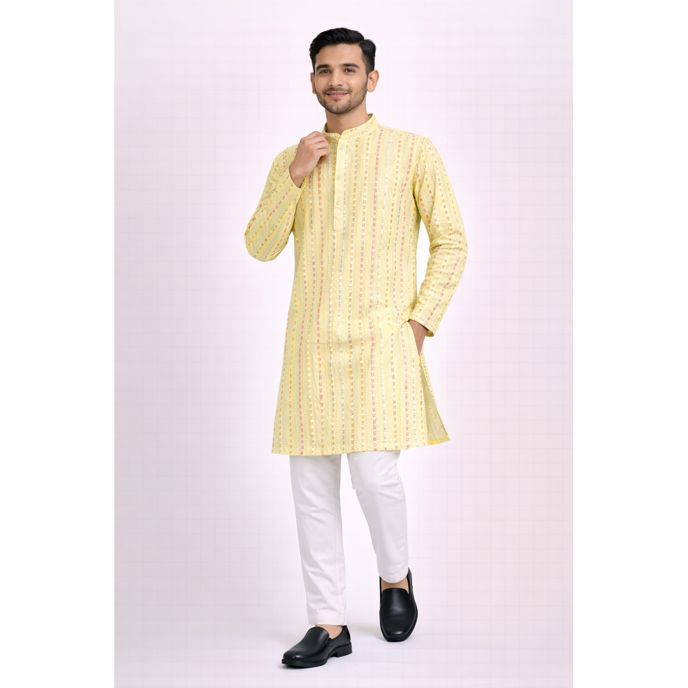 AAKIF DESIGNER KURTA SET