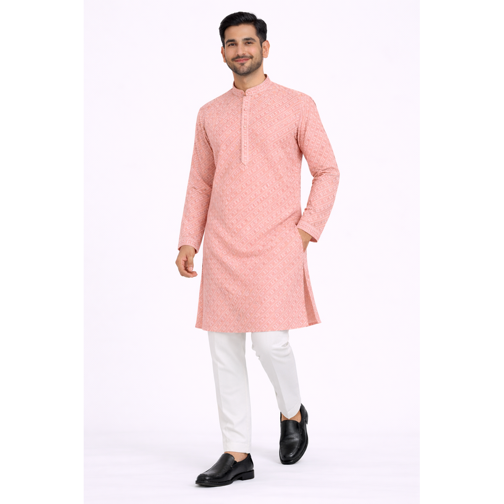 NAZIL MENS SEQUINS KURTA SET