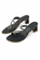ELEGANT BLACK BLOCK HEEL SANDALS